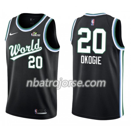 Män Minnesota Timberwolves Tröja Josh Okogie 20 Nike 2019 Rising Star Swingman